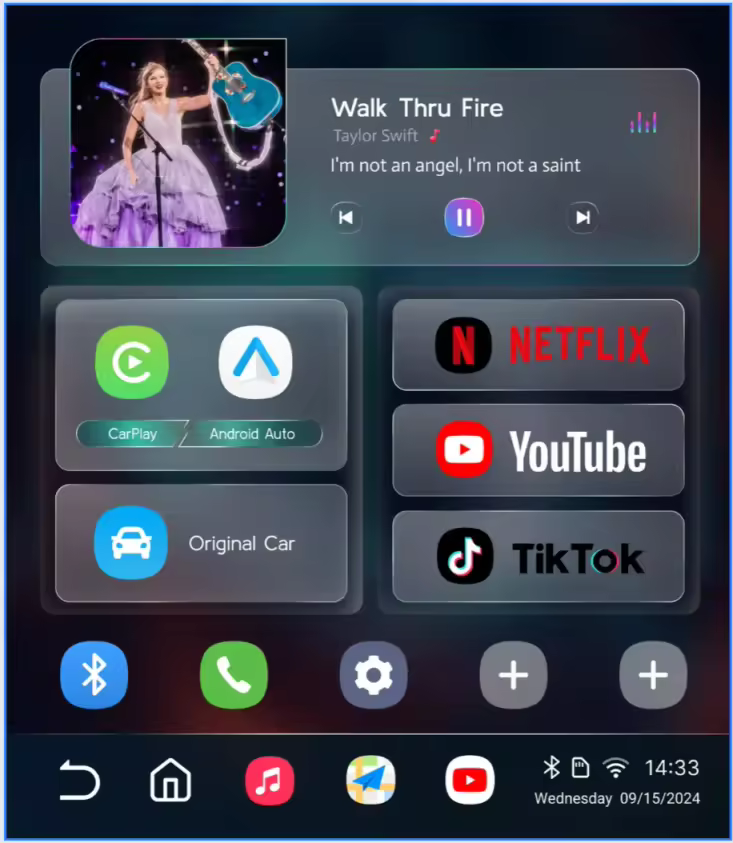 MonkeyBox – Draadloze CarPlay & Android Auto met Netflix & YouTube