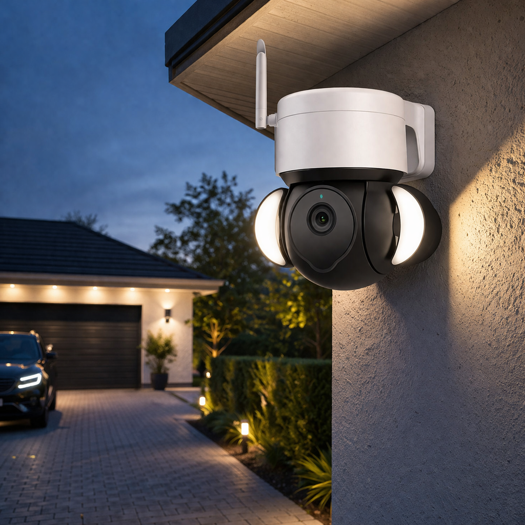 Floodlight Camera 1080P – Rotatable – WiFi – Tuya – IP66