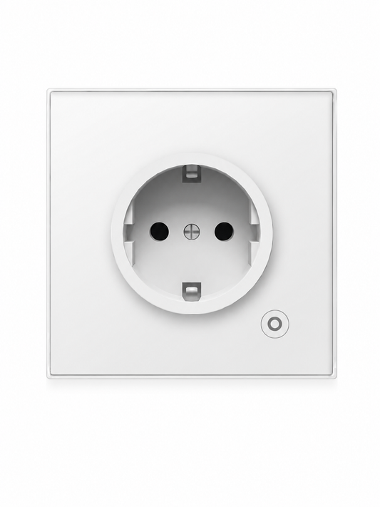 WiFi Smart Wall Socket EU – Touch Glass Stopcontact – Tuya Smart Life – 16A 3000W