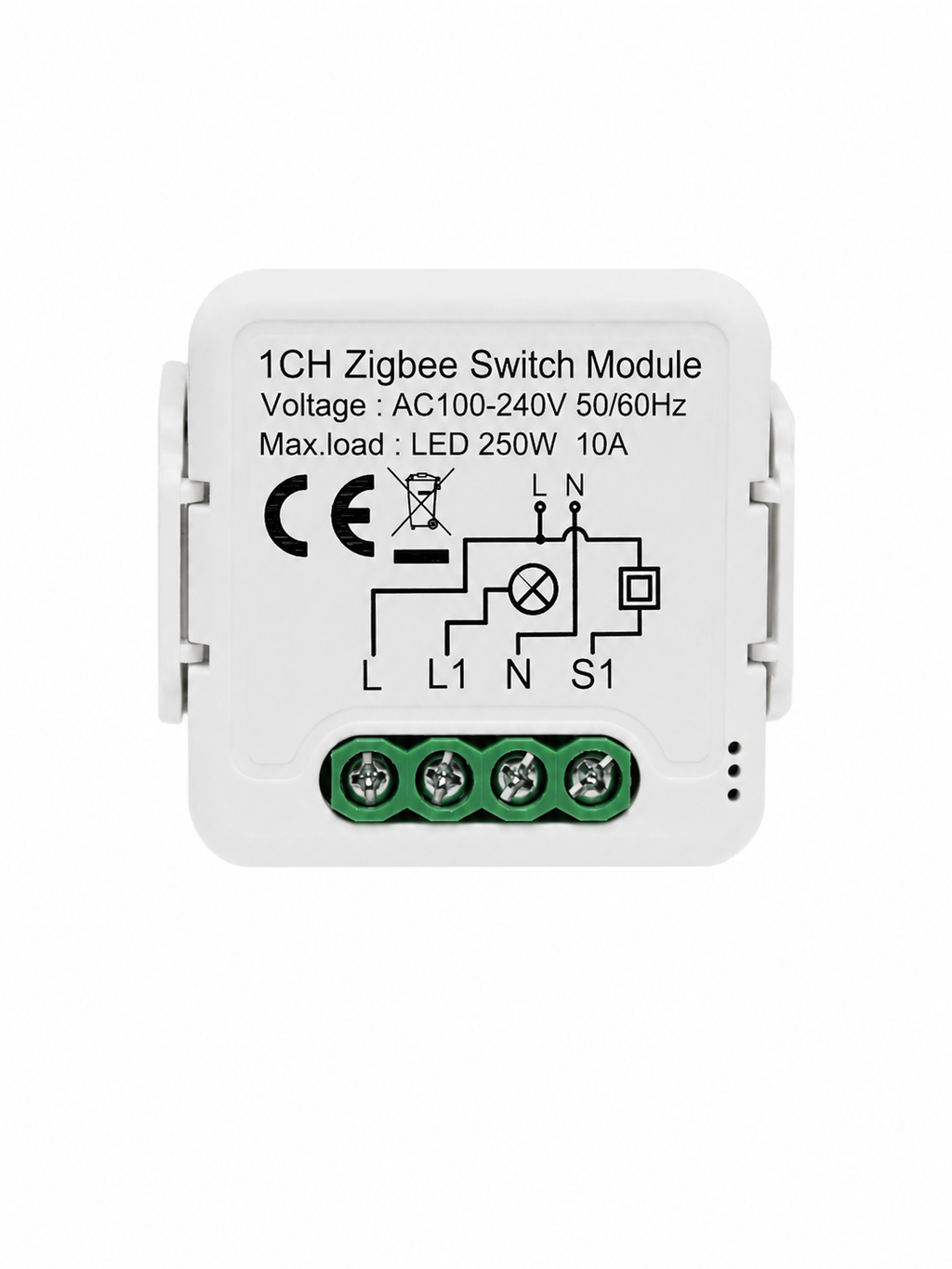 Zigbee Smart Switch Module 1CH – Mini Inbouw Schakelaar – Tuya Smart Life – 10A