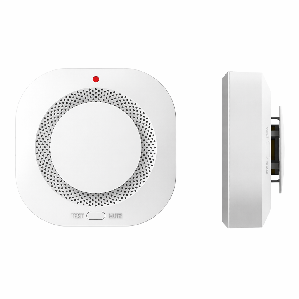Slimme Rookmelder WiFi of Zigbee - 80dB Alarm - LED Indicatie - App Meldingen - Batterij