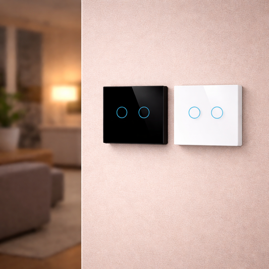 Smart Wall Switch 2-Gang – WiFi / Zigbee Lichtschakelaar | Tuya Smart Life