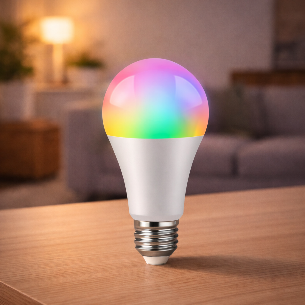 E27 Smart LED Bulb RGB + CCT (WiFi) – Dimmable – Tuya Smart Life – Alexa & Google