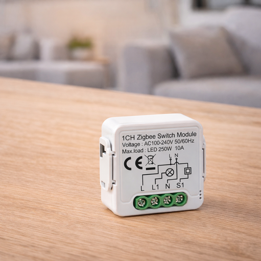 Zigbee Smart Switch Module 1CH – Mini Inbouw Schakelaar – Tuya Smart Life – 10A