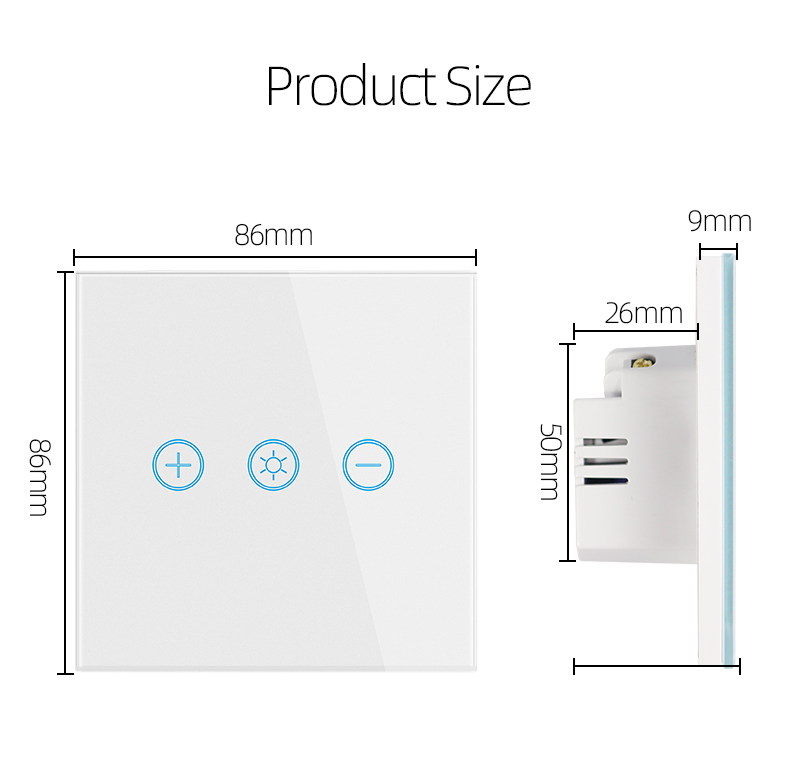 Smart Touch Dimmer – WiFi Dimming Switch | Tuya Smart Life