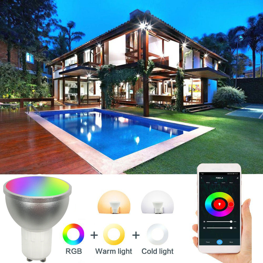 💡 Foco LED inteligente GU10 RGB – WiFi | Tuya / Smart Life | Google y Alexa