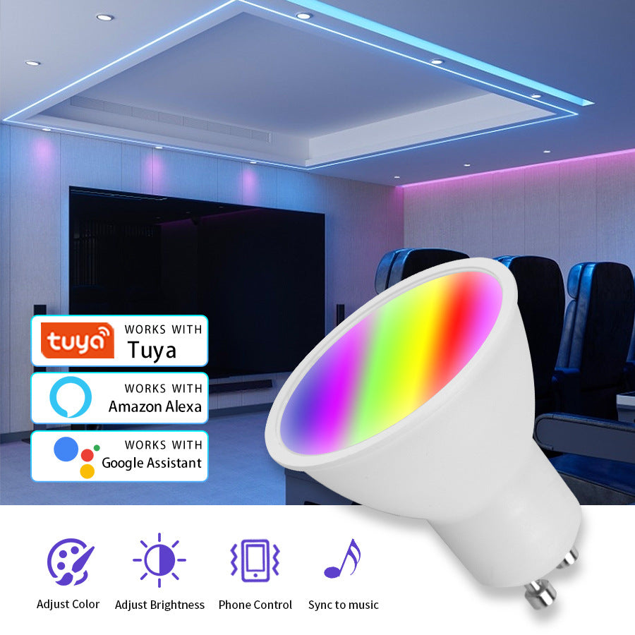 💡 Foco LED inteligente GU10 RGB – WiFi | Tuya / Smart Life | Google y Alexa