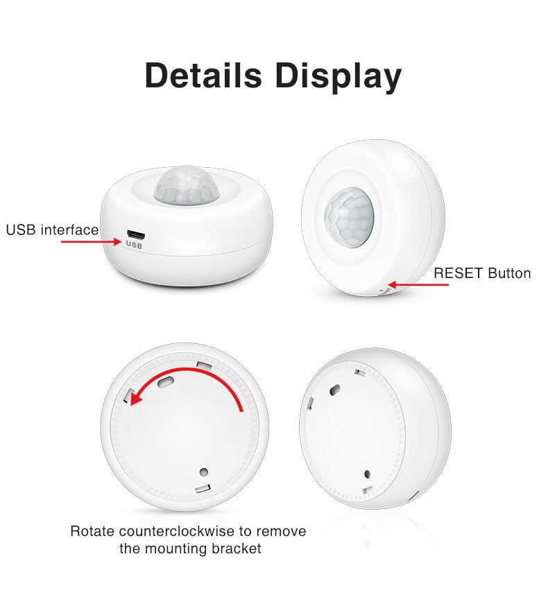 Zigbee Bewegingssensor – Smart Motion Sensor | Tuya Smart Life