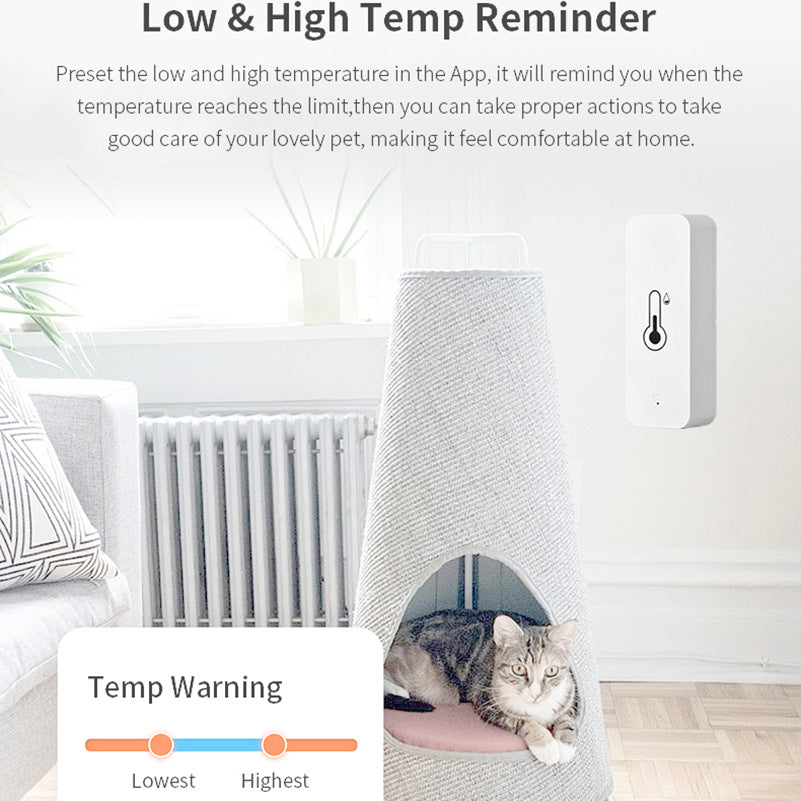 Slimme Klimaat Sensor – Temperatuur & Luchtvochtigheid – Tuya Smart Life