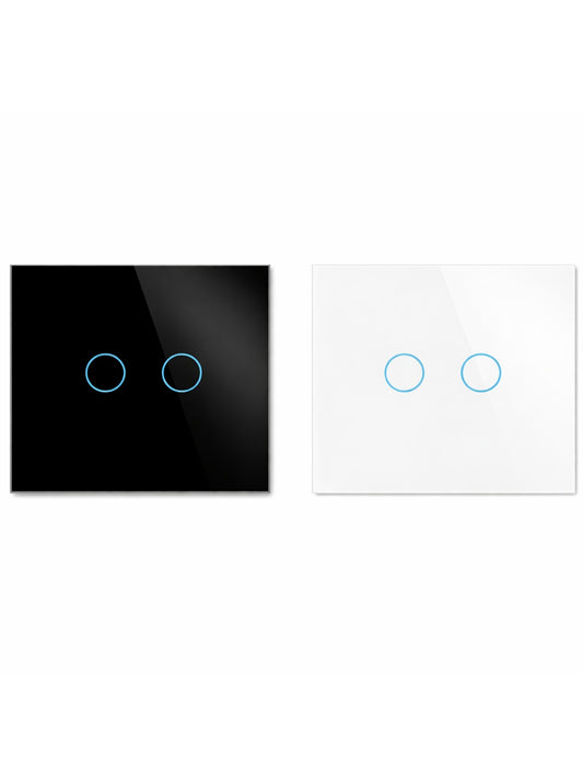 Smart Wall Switch 2-Gang – WiFi / Zigbee Lichtschakelaar | Tuya Smart Life