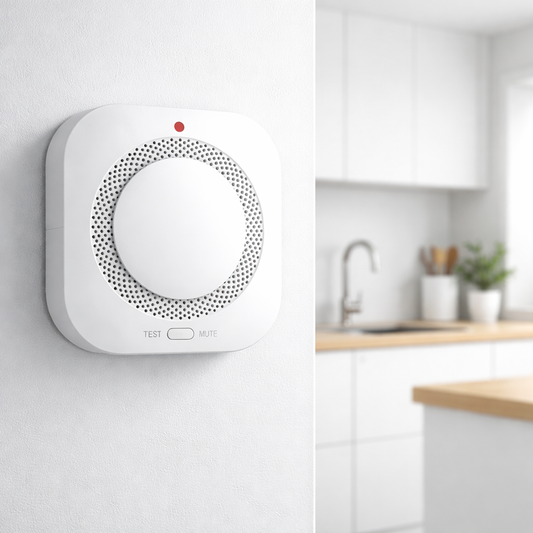 Slimme Rookmelder WiFi of Zigbee - 80dB Alarm - LED Indicatie - App Meldingen - Batterij