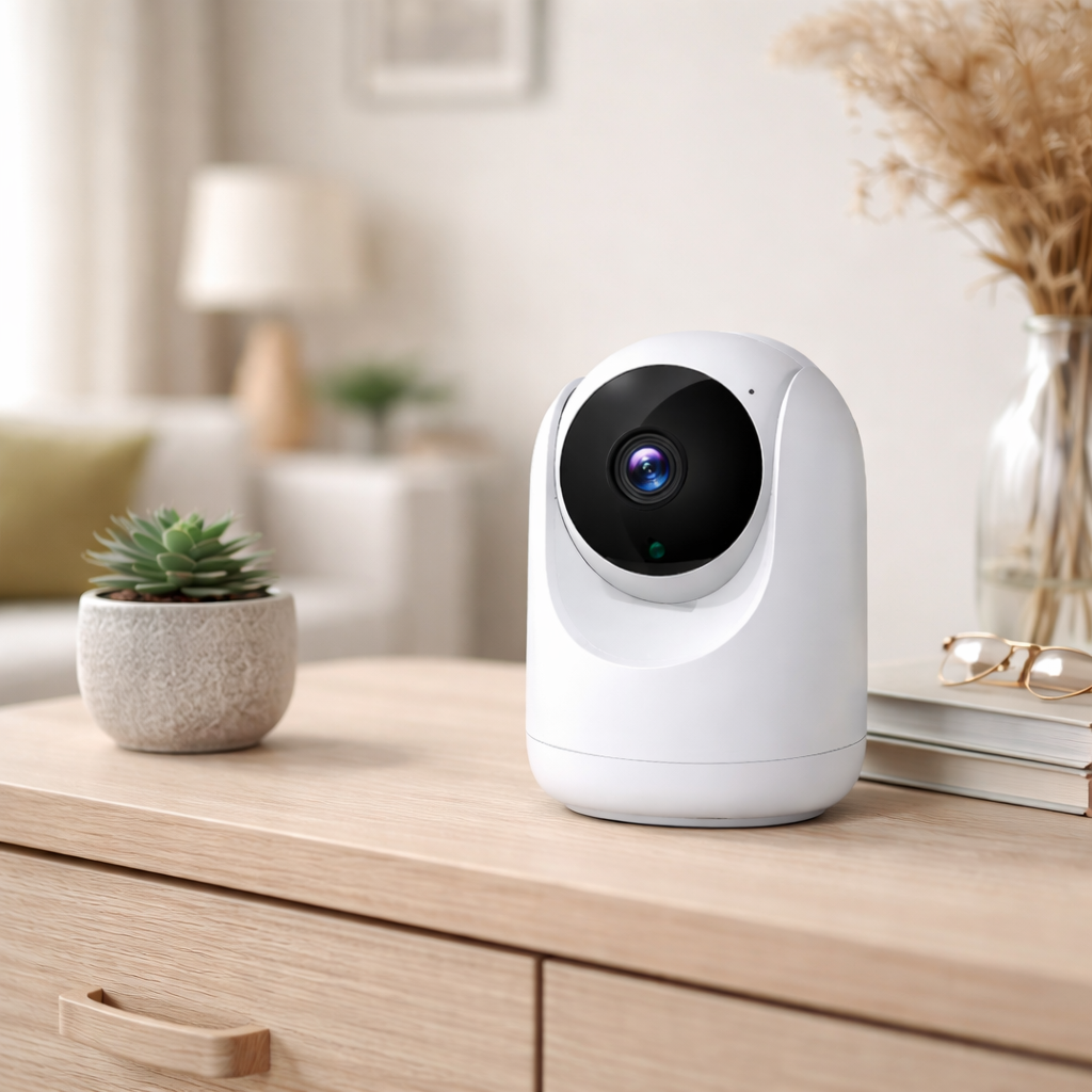 Slimme 4MP WiFi Binnencamera – Pan & Tilt – Nachtzicht – Bewegingsdetectie – Tuya Smart / Smart Life – App & Spraakbediening