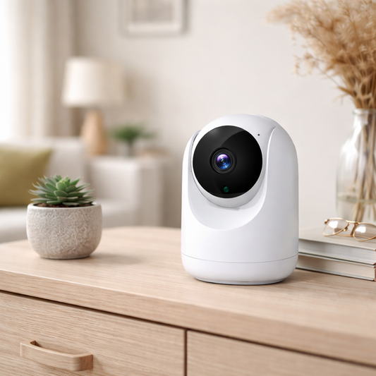 Slimme 4MP WiFi Binnencamera – Pan & Tilt – Nachtzicht – Bewegingsdetectie – Tuya Smart / Smart Life – App & Spraakbediening